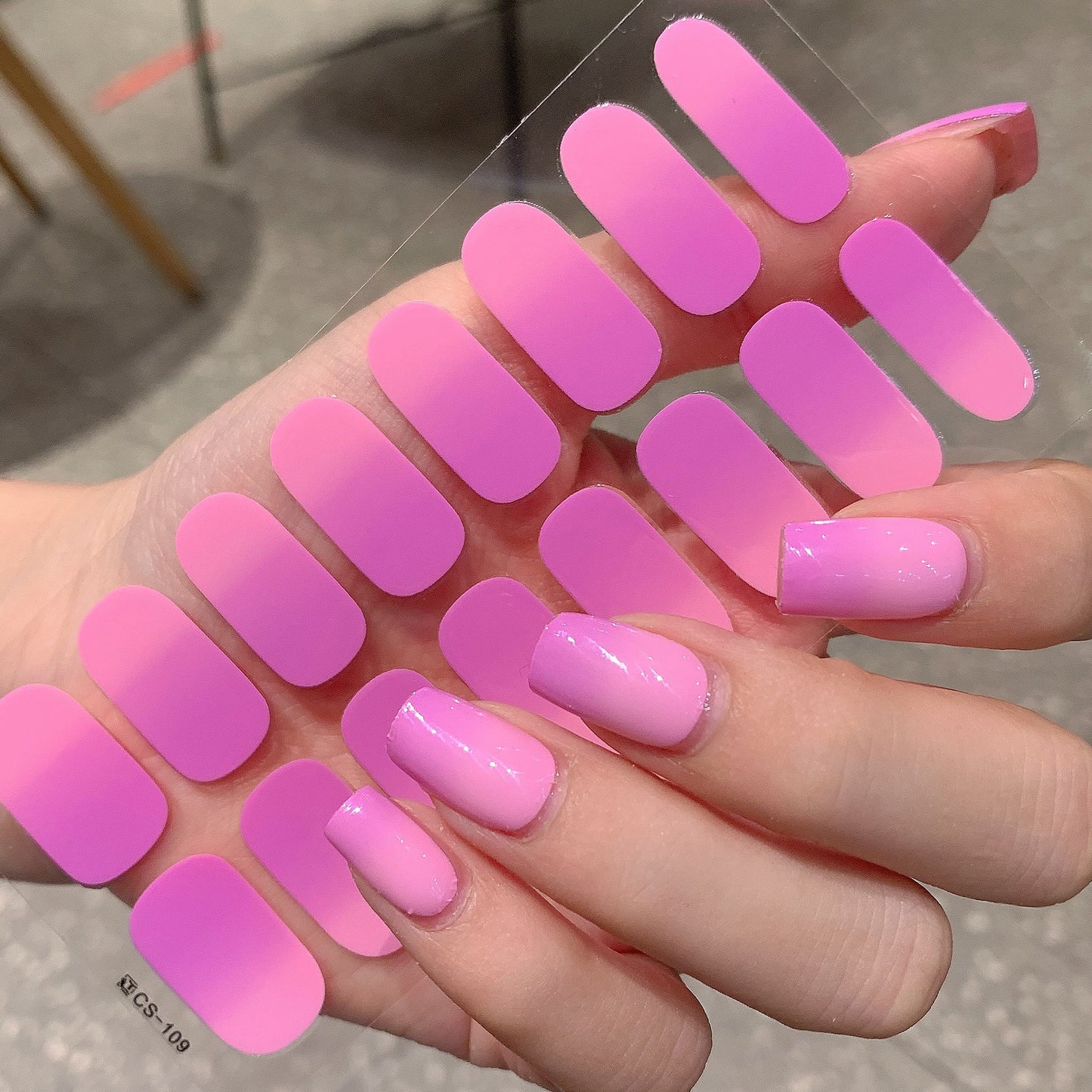 Gradient Color Nail Sticker Spring And Summer Comely Finger