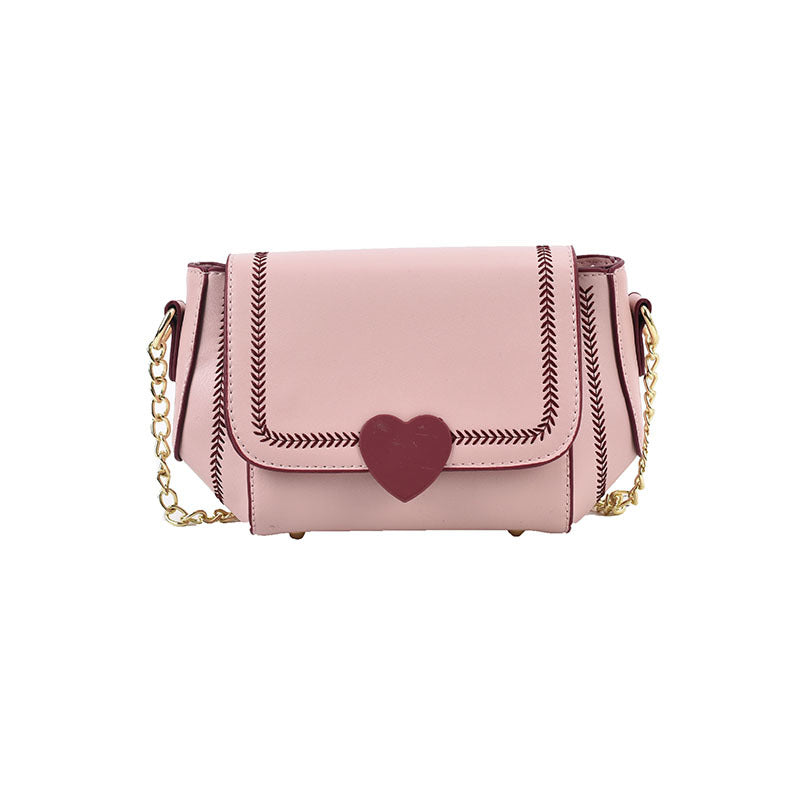 High Sense Of Niche Design Chain Cross Shoulder Love