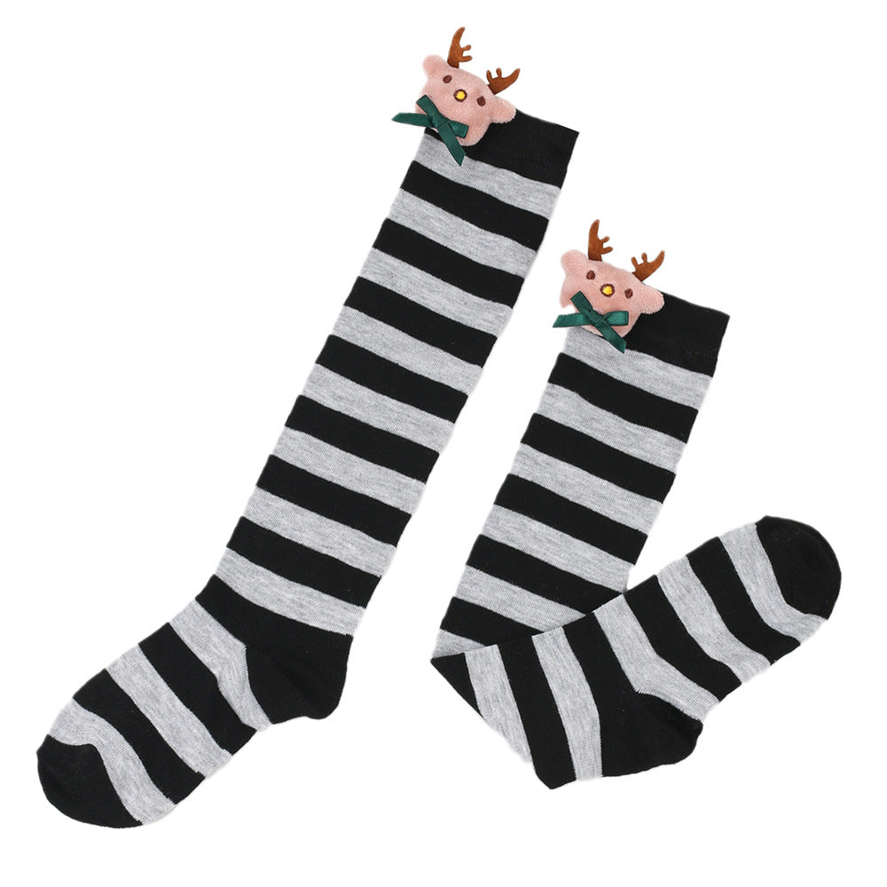 Elk Children's Christmas Stockings Cartoon Doll