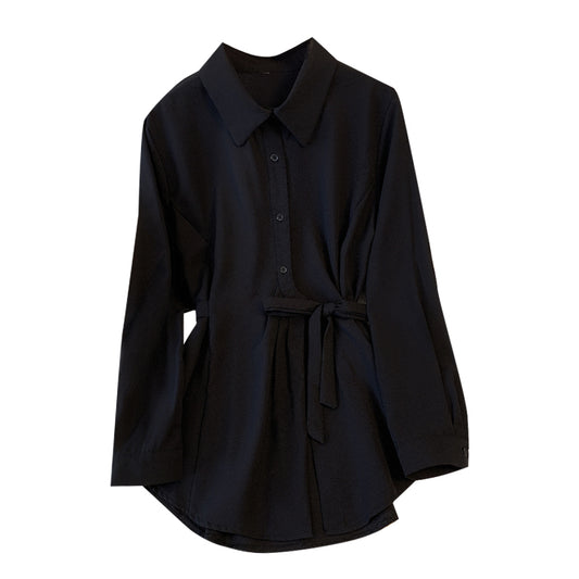 Large Lazy Style Long Sleeved Shirt For Women