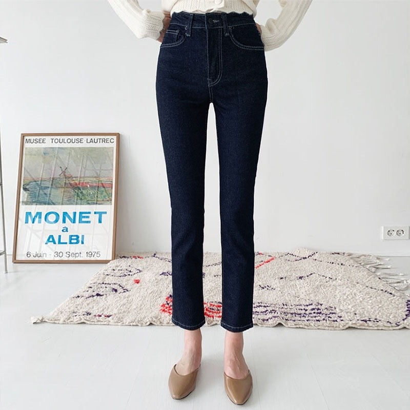Korean Version Of The High-waisted Thin Wild Loose Nine-point Wide-leg Cigarette Pants