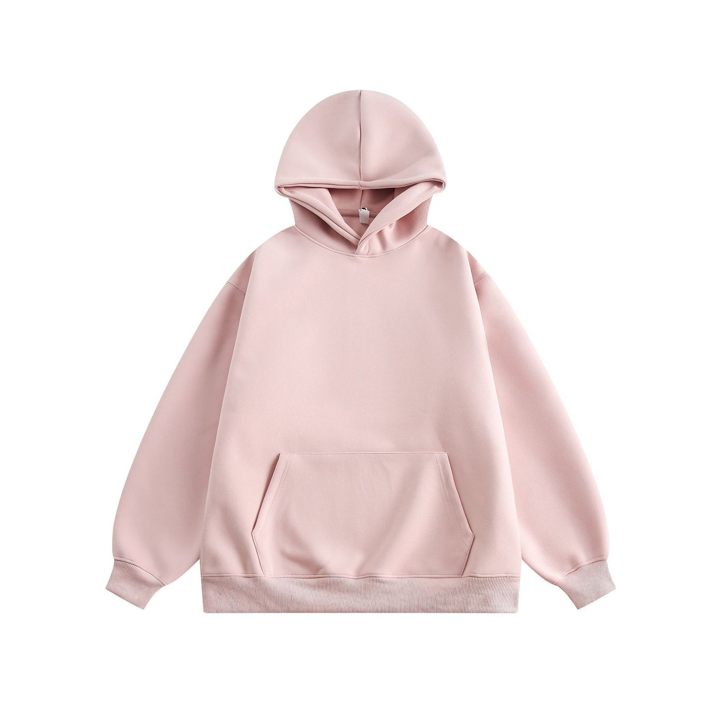 New Couple Simple Pullover Women's Clothing Solid Color All-match Hoodie