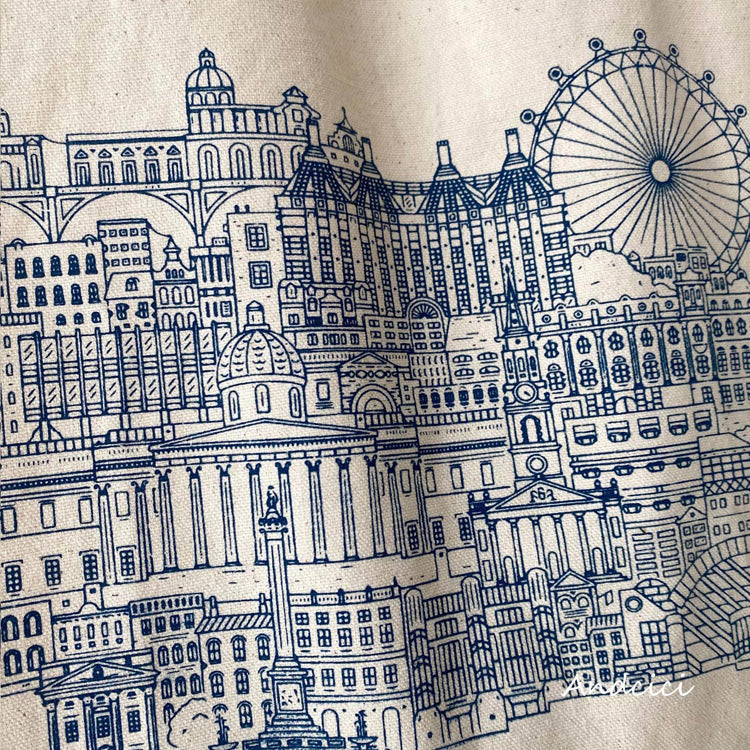 Literary Retro Canvas Bag Women's Shoulder