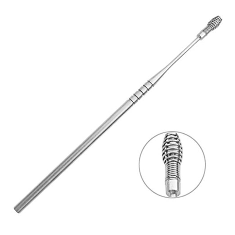 Extended Stainless Steel Rotary Ear Picking Tool