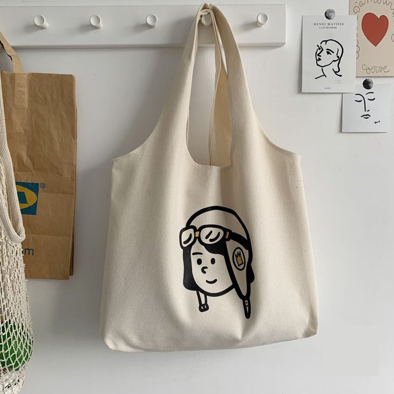 Japanese Simple And Versatile Literary Large Capacity Shoulder Bag