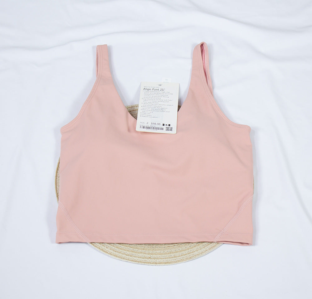 Ladies U Shape Sports Vest Yoga Wear