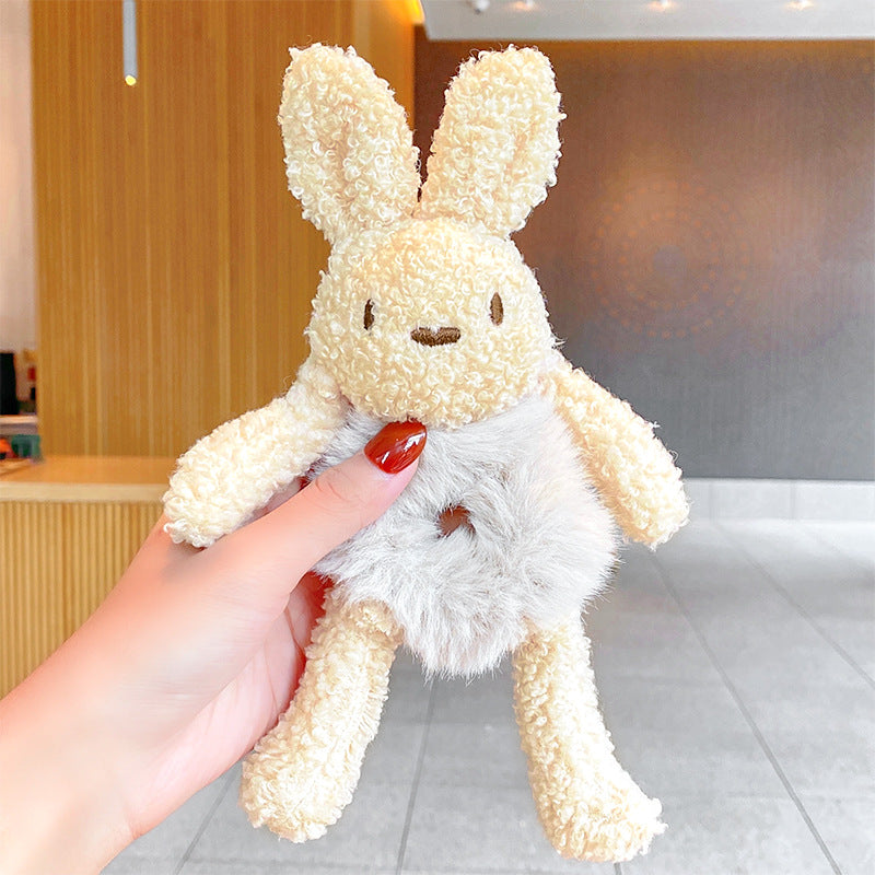 Cute Plush  Circle Scalp Band Tie  Ponytail Hair Rope