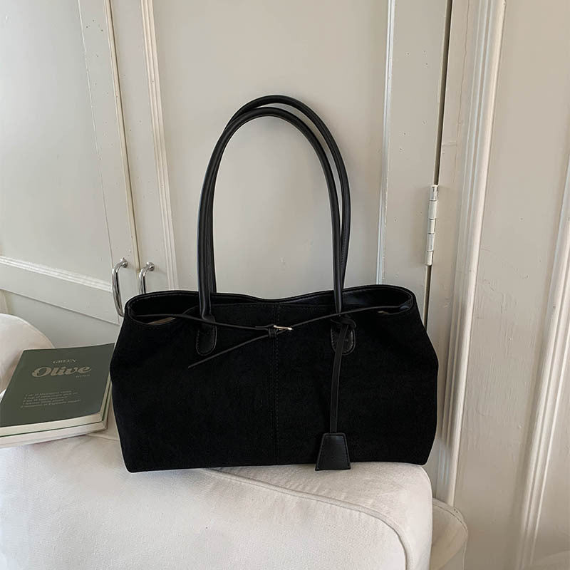 Retro Matte Leather Handbag Fashion Style