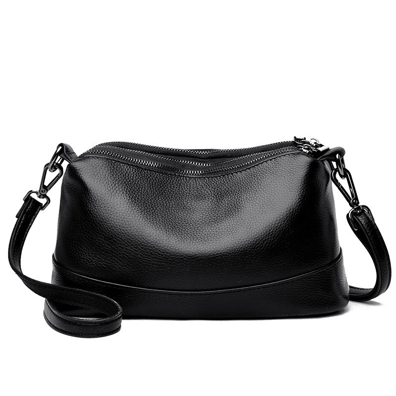 Fashion Full Head Layer Cowhide Ladies One-shoulder Messenger Bag