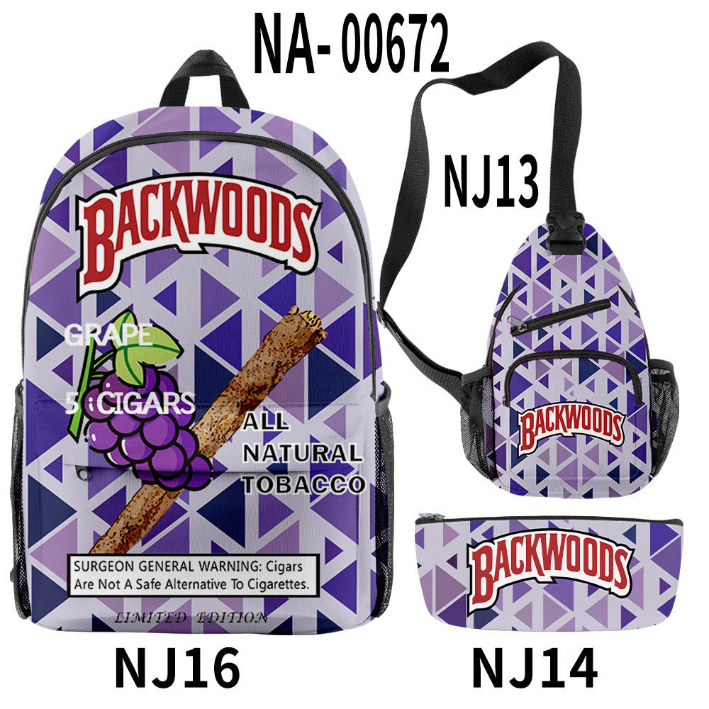 Men's And Women's Backpack Oxford Waterproof Sports Backpack