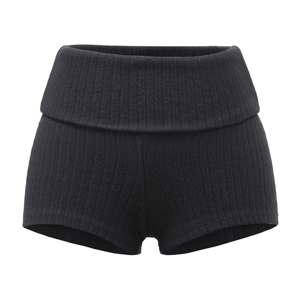 Sweet And Versatile Knitted Waistband Shorts