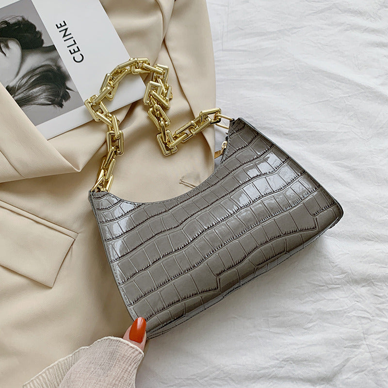 Fashion Acrylic Chain Underarm Bag