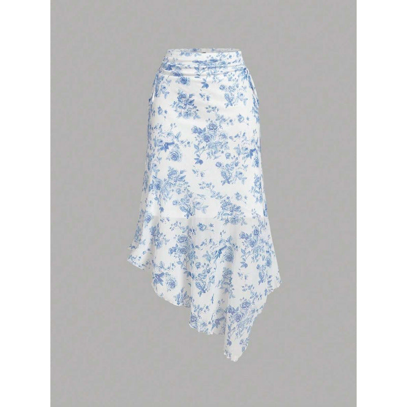 Summer Women's Loose And Long Skirt With Buttocks Wrapped
