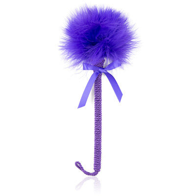 Artificial Feather Funny Cat Stick Bow Rack