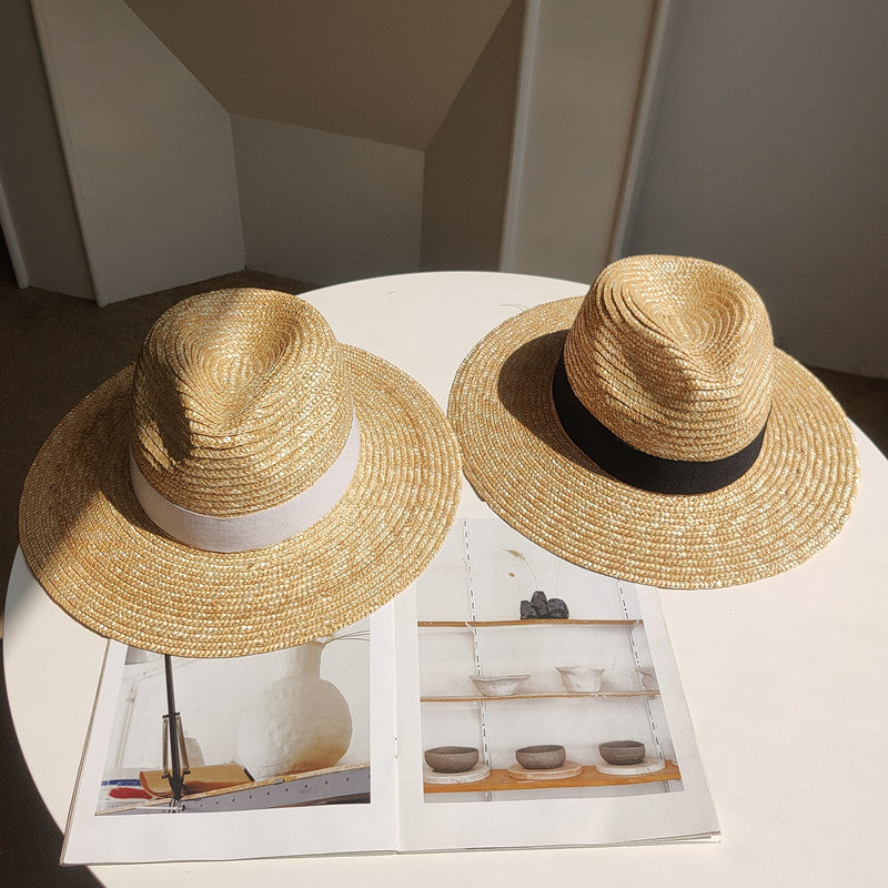 Men's And Women's Retro Shade Straw Hat