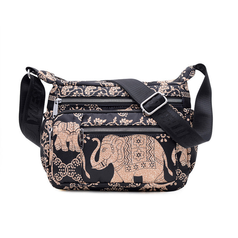 Crossbody Printed Bag Shoulder Bag Nylon Cloth