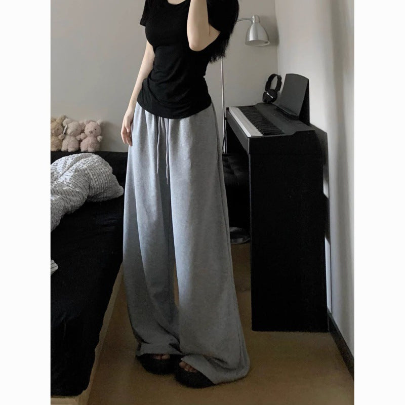 American-style Lazy Low Waist Casual Sports Pants