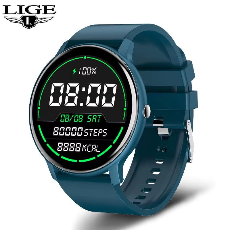 Smart Watch Men Women Full Touch Screen Sport Fitness Watch Man IP67 Waterproof Bluetooth for Android IOS Smartwatch Men