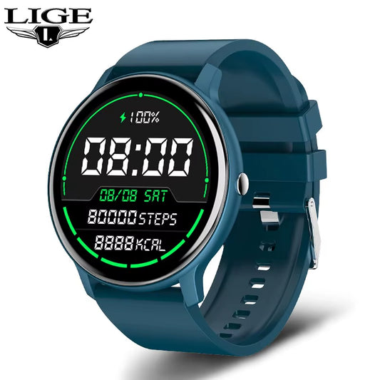 Smart Watch Men Women Full Touch Screen Sport Fitness Watch Man IP67 Waterproof Bluetooth for Android IOS Smartwatch Men