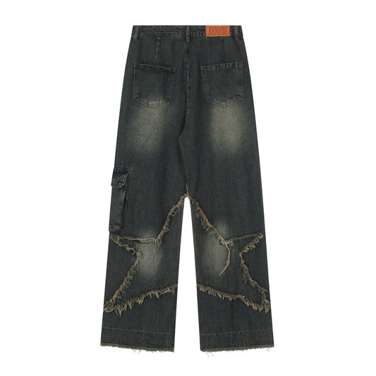 Women's Washable Loose Fitting Straight Leg Jeans