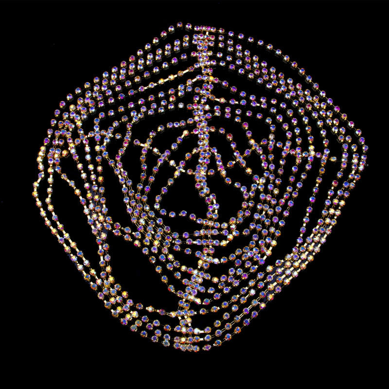 Colorful Diamond Hair Ring