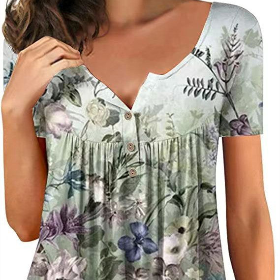 Women's Printed 3D Summer T-shirt