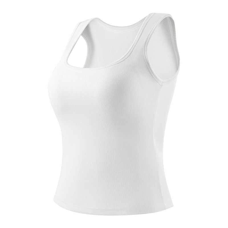 Sunderwear-free Vest Breast Holding Waist Cotton Feeling Antibacterial Breathable Outer Wear Underwear
