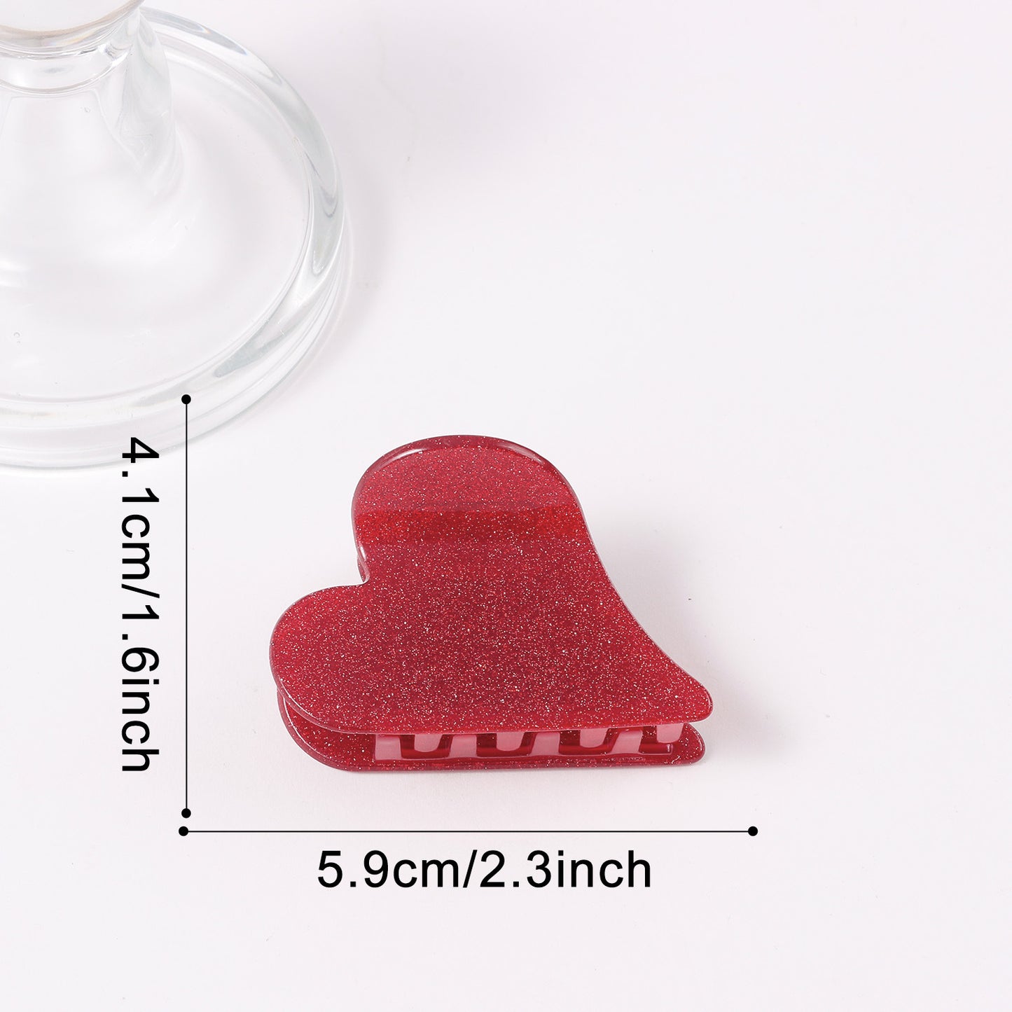 Red-toned Sweet-and-cool Style Hair Clip For The Back Of The Head