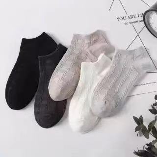 Summer Thin Shallow Mouth Boat Socks Ladies Cotton Socks