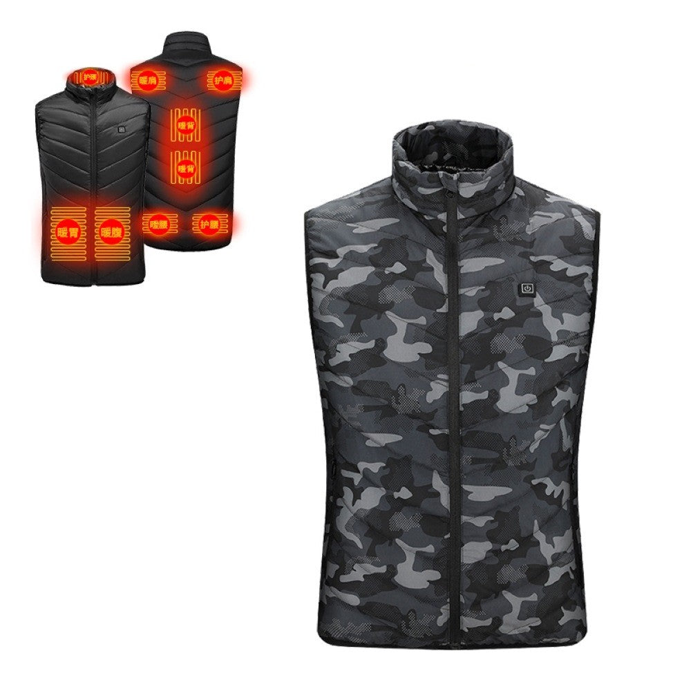 Dual Control USB Massage Heating Suit