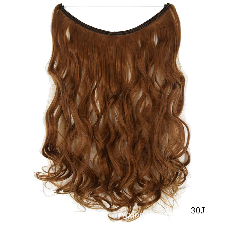 Women's One-piece Seamless Hair Extension Wig Set