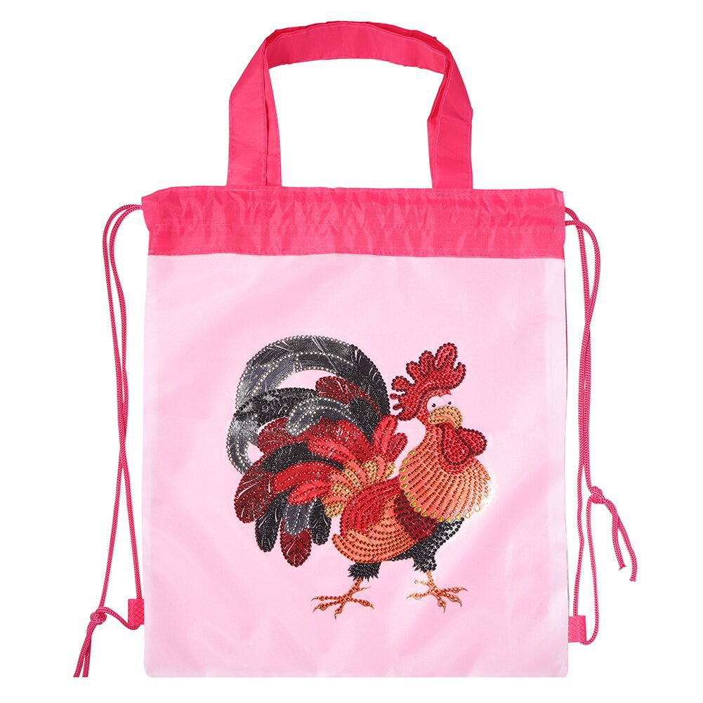 Creative Foreign Trade DIY Diamond Drawstring Back Bag Shopping