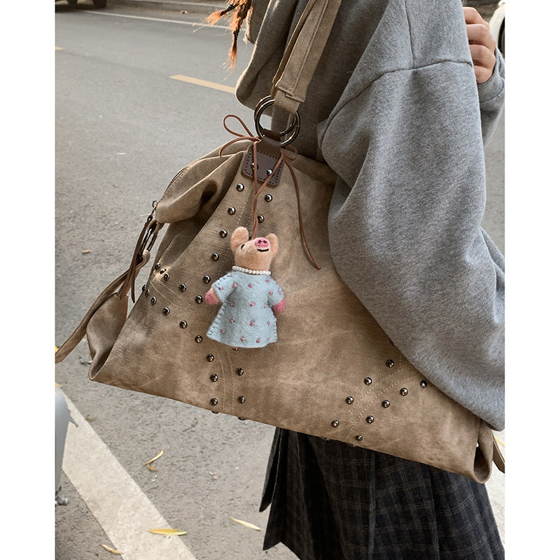 Post-apocalyptic Vintage Minimalist Tote Bag With A Large Capacity