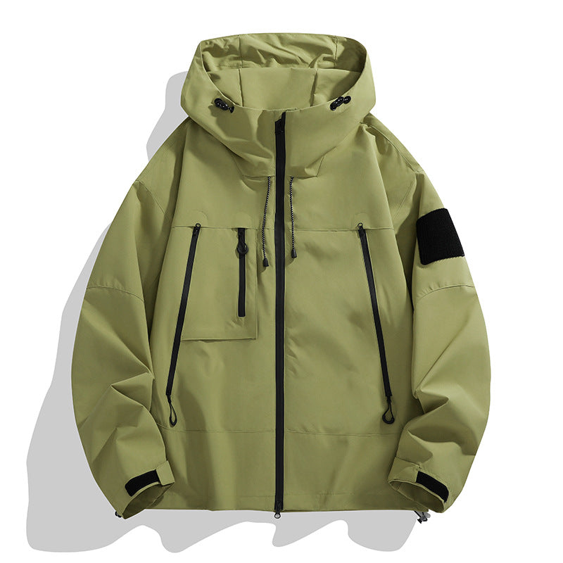 Shell Jacket Casual Hooded Outdoor Mountaineering Jacket
