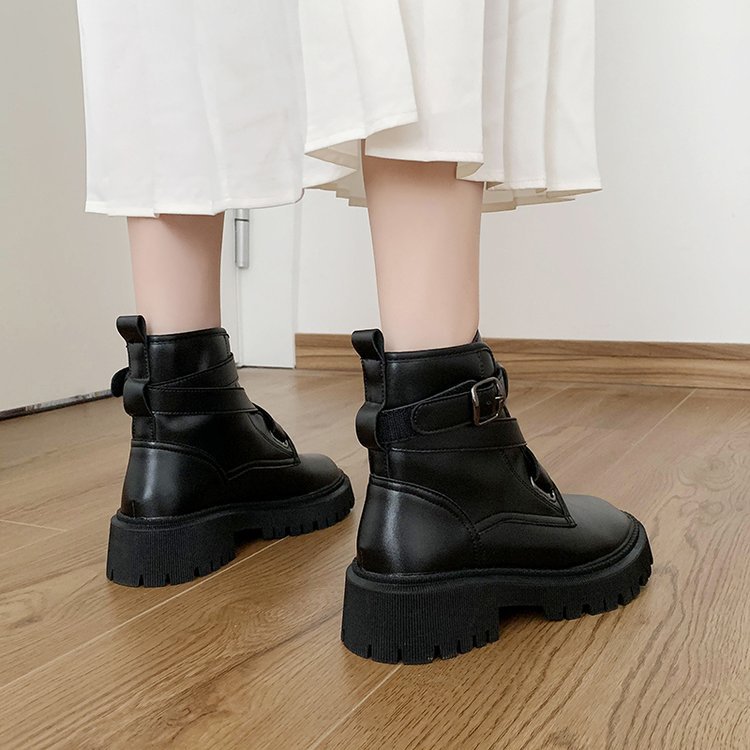 Women's Casual Thick-soled Heightened Short Boots