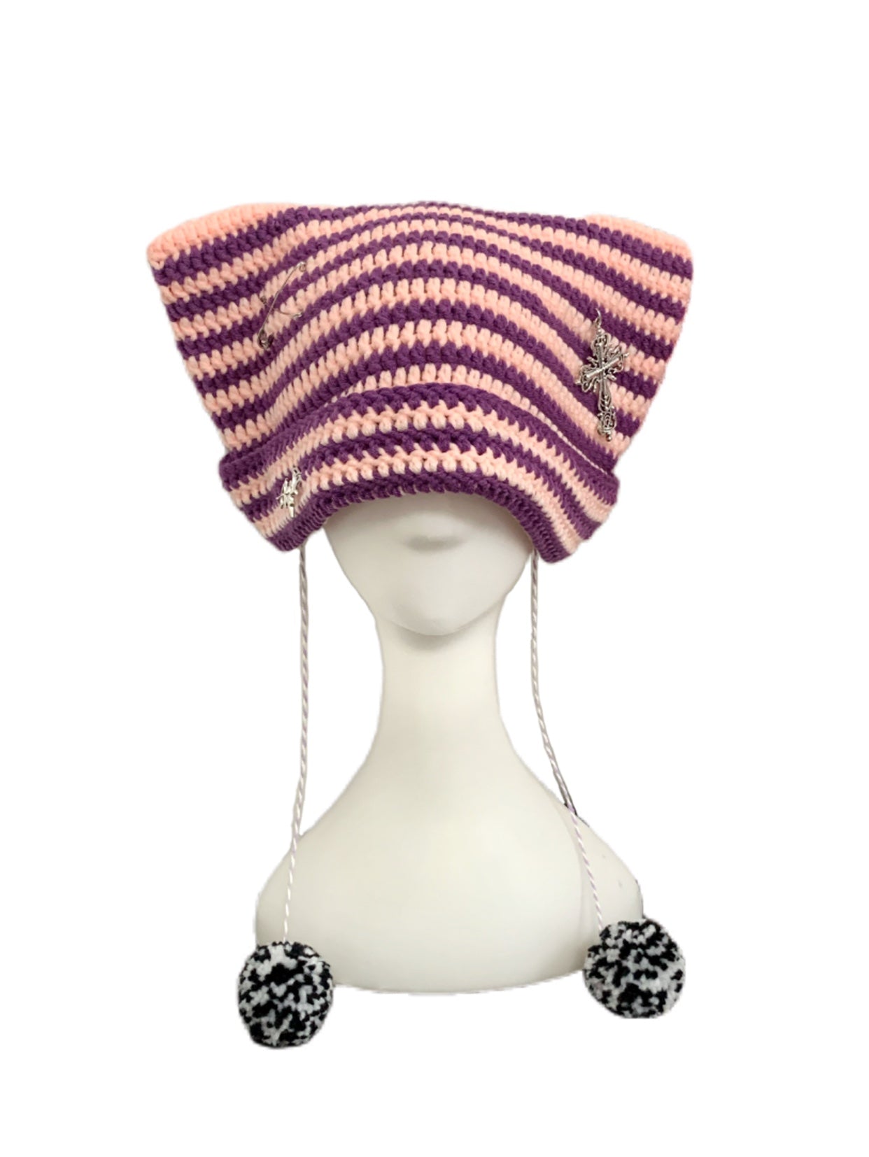 Fashion Hand-woven Autumn And Winter Cat Ear Hat