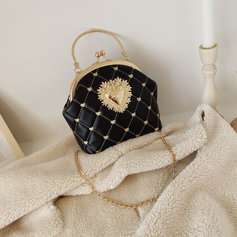 Fashion Rhombic Chain Shoulder Messenger Bag Women