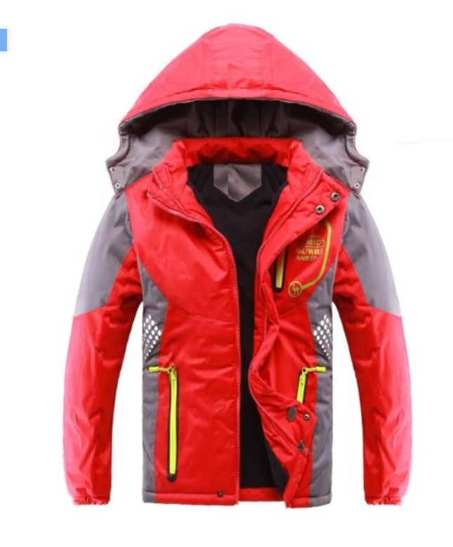Older Children's Warm Windbreaker Jacket