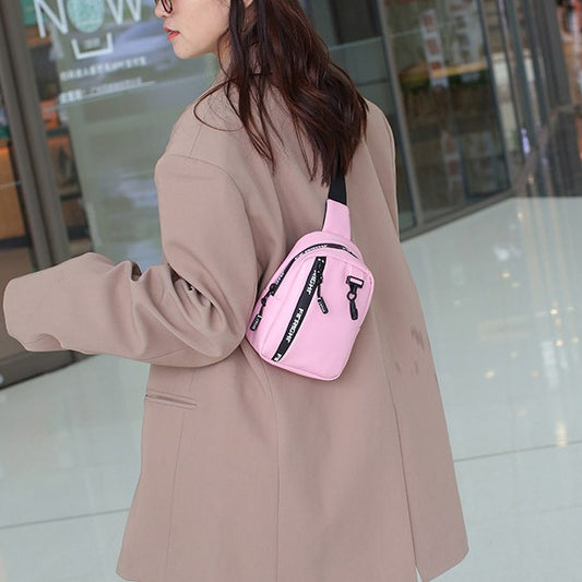 Women's Chest Bag Simple Fashion Color Contrast