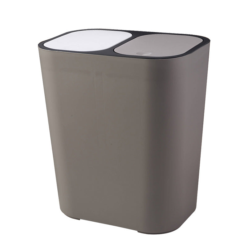 Household Classification Trash Can Living Lid Dry And Wet Separation Trash