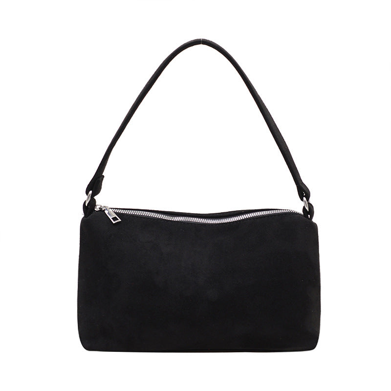 New High-grade Retro Small Square Suede Bag For Women