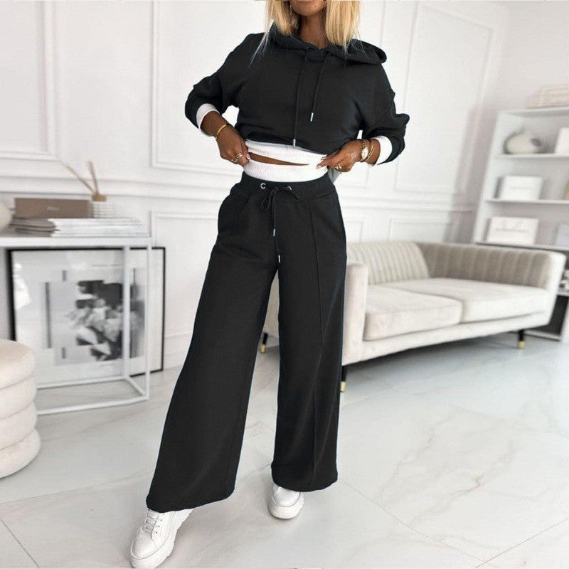 Best-selling Hooded Sweatshirt And Casual Outfit Set 2 Pieces