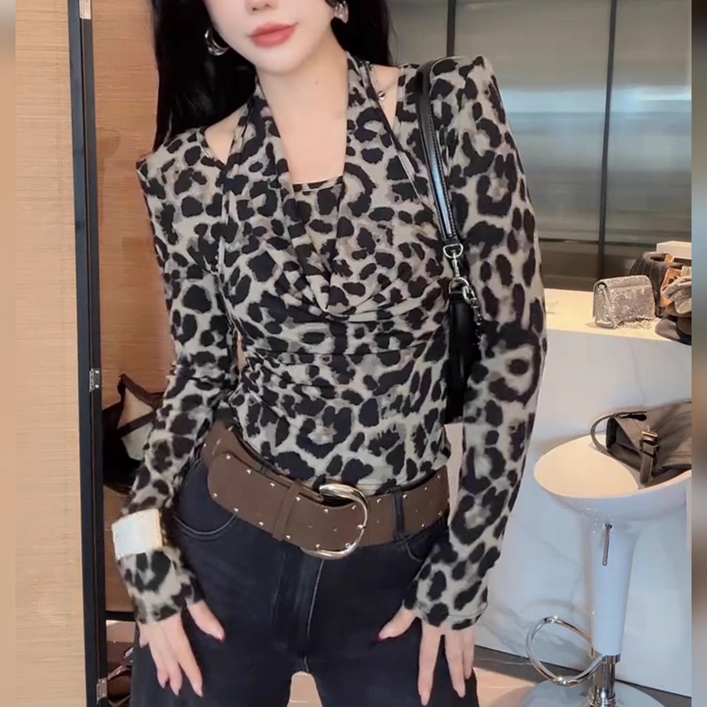 Women's Design Sense Niche Slim Fit Sexy Inner Top