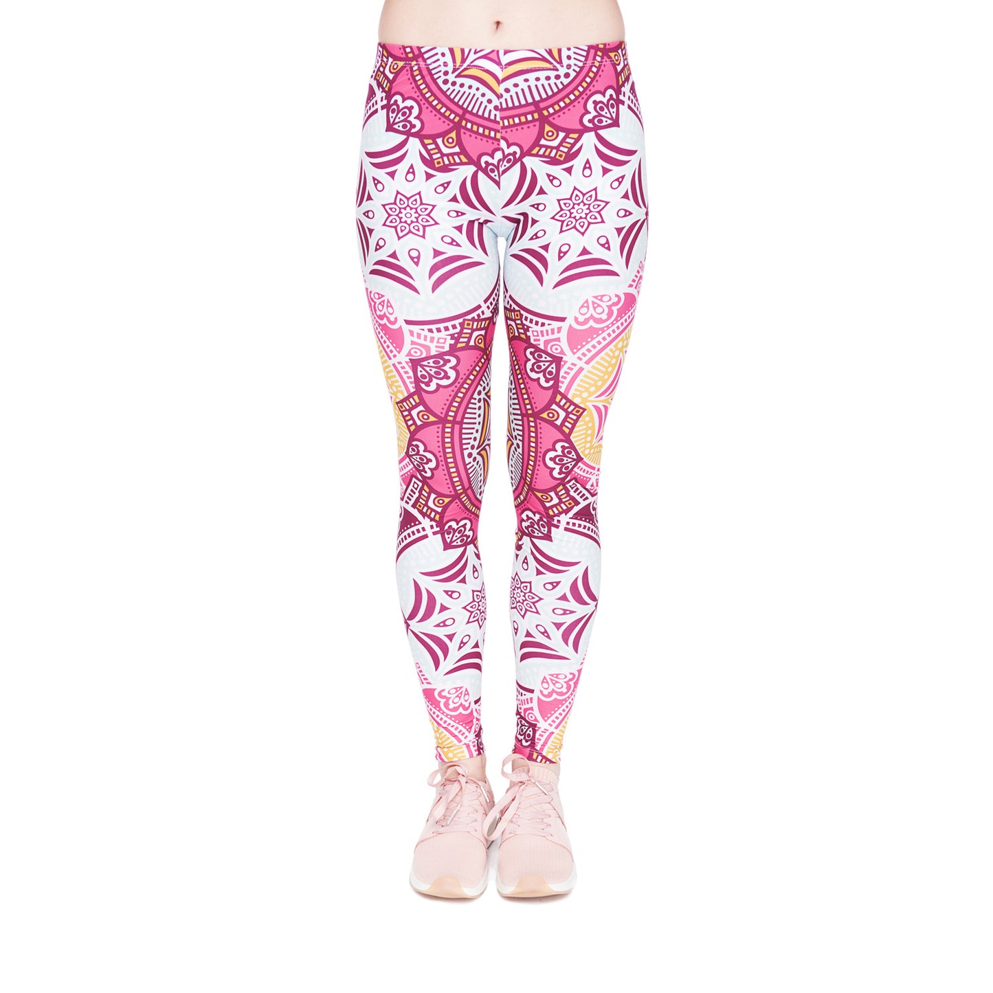 Digital printed cropped trousers