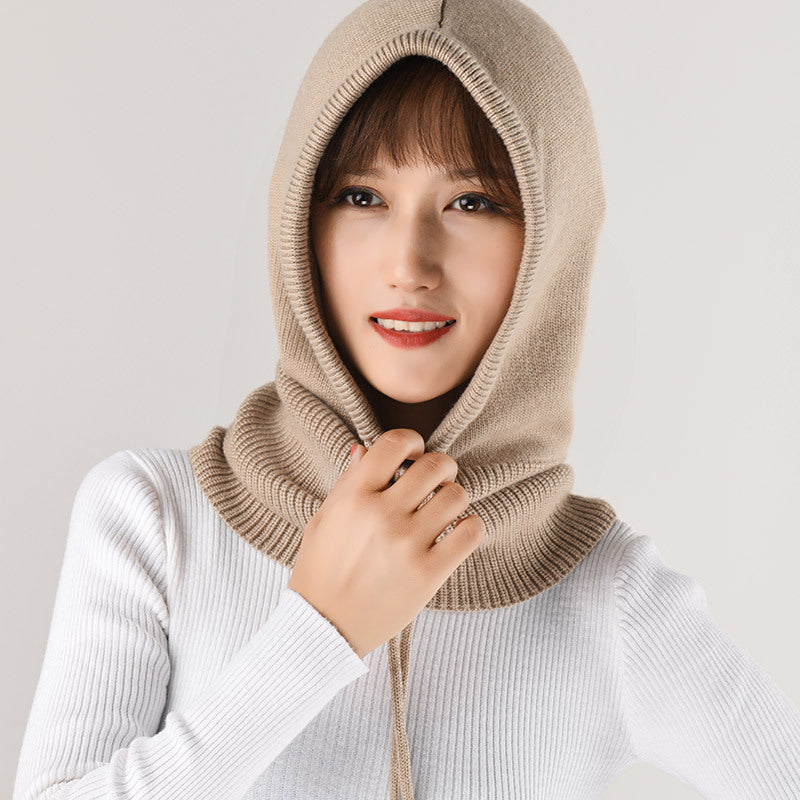 Cashmere Wool Yarn Autumn And Winter Men's And Women's Knitted Headwear