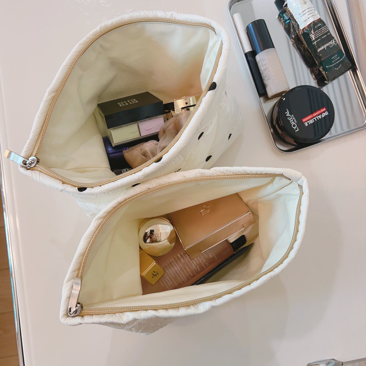 Women's Handbag Cosmetics Storage Bag Thick Soft