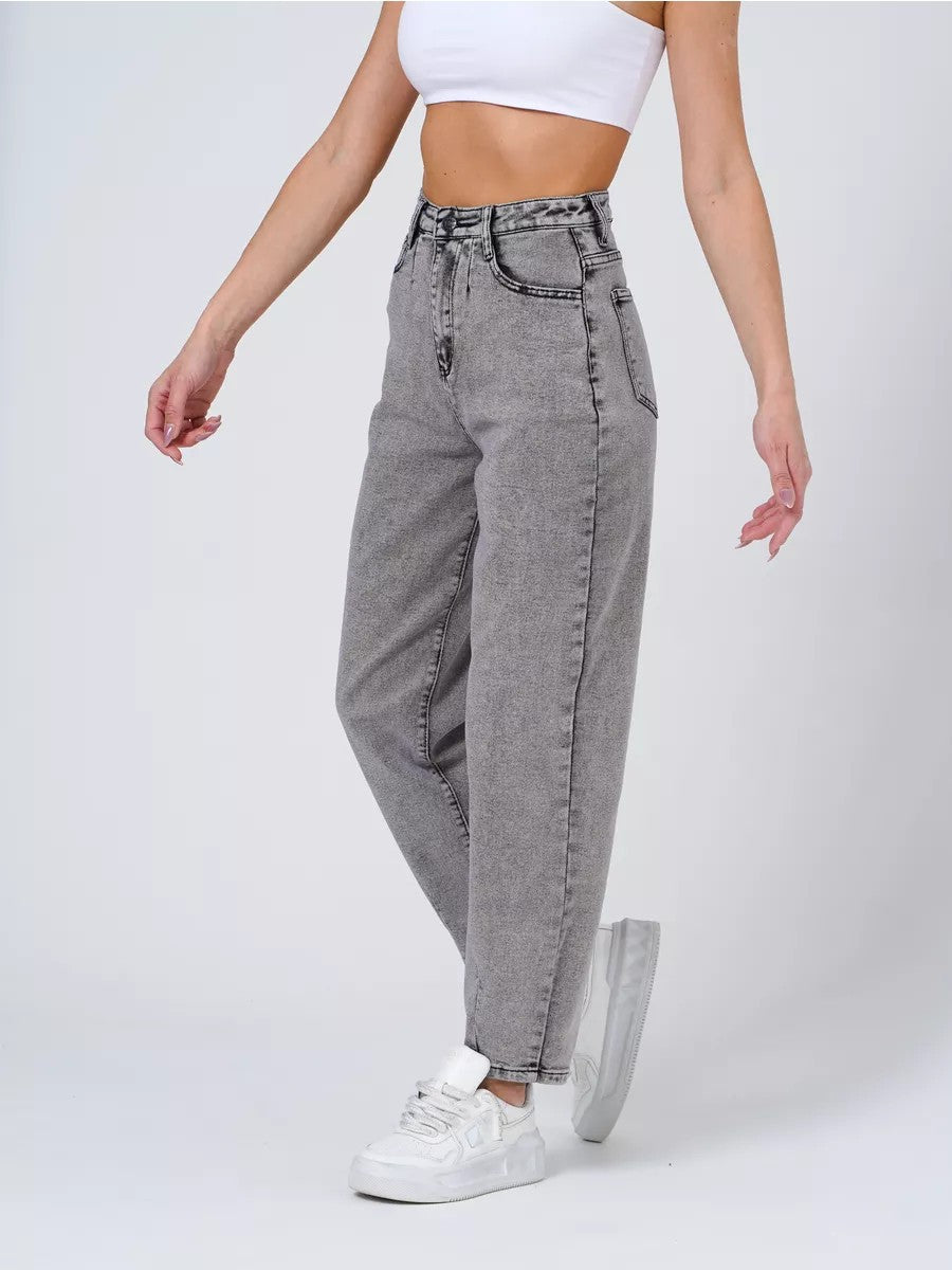 Women's Denim Casual Classic Cropped Pants Butt-lifting Pants
