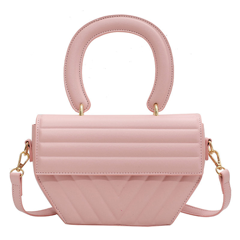 Trendy Fashion Folded Crossbody Bag Stripes