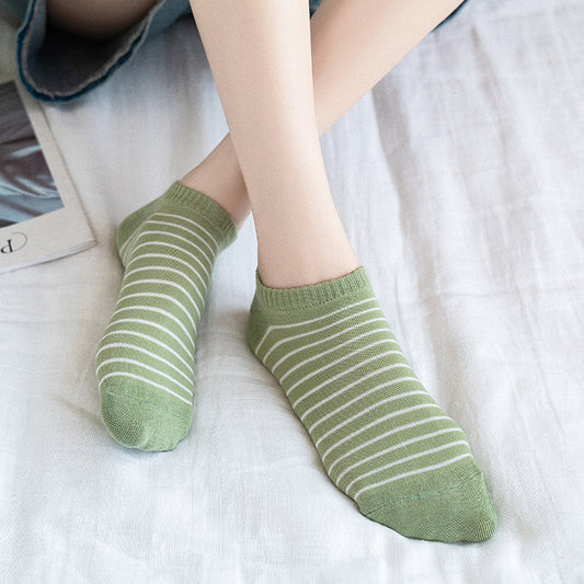 Ladies Cute Cotton Shallow Mouth Invisible Socks