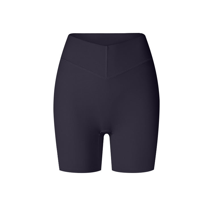 Autumn And Winter Sports Shorts Peach Hip High Elastic Shaping